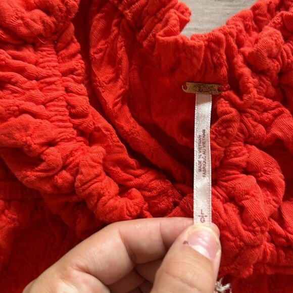 Free People Ladybug Long-Sleeve Top - Flambé, Size L, Trendy & Unique! - Picture 8 of 10